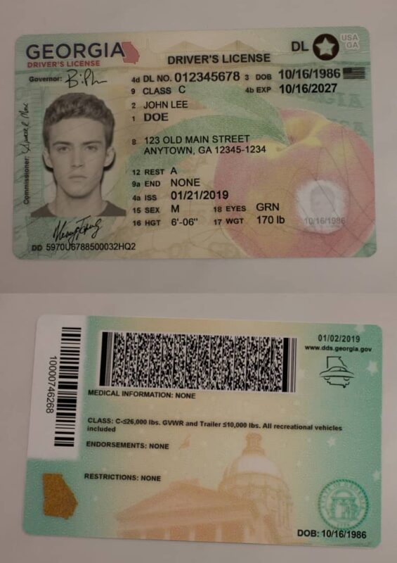 Georgia Driver's License